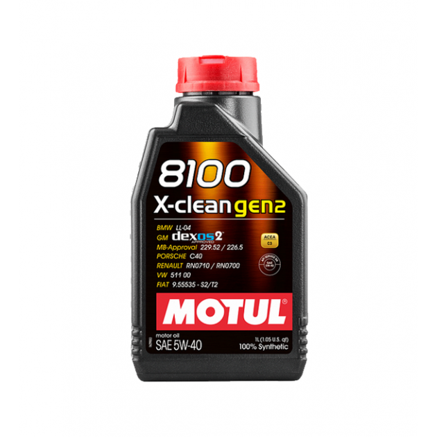 MOTUL 8100 x-clean c3 gen2 5w-40 100% synth. 1 л 109761